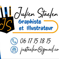 Logo de Julien Staelen Graphiste Illustrateur Freelance Dunkerque