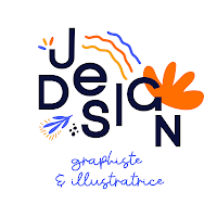 Logo d'Estelle JONASECK - JeDesign Studio • Graphiste & Illustratrice