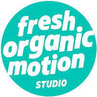 Logo de Fresh Organic Motion PARIS FRANCE - Studio Design Création Mascotte PARIS
