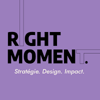 Logo de Right Moment • Agence créative & stratégique