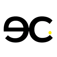 Logo d'evelyne cazemajor communication