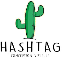 Logo de hashtag - conception visuelle