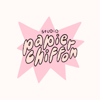 Logo d'Adèle ✶ studio papier chiffon ✶ graphiste & illustratrice