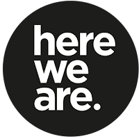 Logo de Here we are