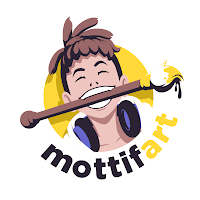 Logo de Mottif Art | Guillaume Lamotte | Graphiste illustrateur