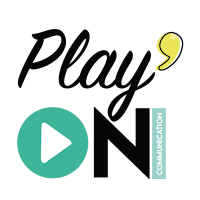 Logo de Play'on communication