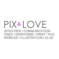 Logo de Graphiste Web Designer à Montpellier - Pix and Love