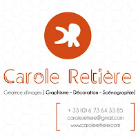 Logo de Carole Retiere créatrice de visuels [ graphisme & décoration scénographie ]