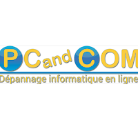 Logo de PC and COM, services informatique et digital pour les professionnels
