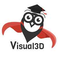 Logo de Visual3D (Manuel Pinard)