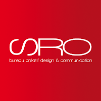 Logo de SRO “ bureau créatif ” design & communication