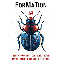 Logo de Formation en Intelligence artificielle. Création visuelle IA