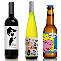 Logo de création d'étiquettes de vins, bières, alimentaires