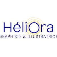 Logo de Héliora – Graphiste | Illustratrice | Logo & communication