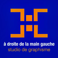 Logo d'à droite de la main gauche, studio de graphisme