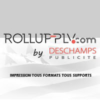 Logo de ROLLUP-PLV by Deschamps Publicité