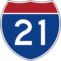 Logo d'Interstate 21