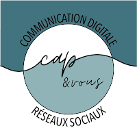 Logo de Floriane Tournier ⎮ Consultante en Communication & Stratégie Digitale à Saint-Nazaire ⎮ Agence Cap & Vous