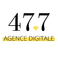 Logo d'Agence Digitale 47.7 | Stratégie Marketing, Créations de Site Web, Communication Bretagne