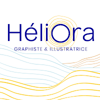 Logo de Héliora – Graphiste & illustratrice | Création de logo et communication
