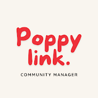 Logo de Poppy Link Community manager