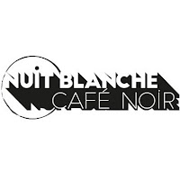 Logo de nuit blanche café noir