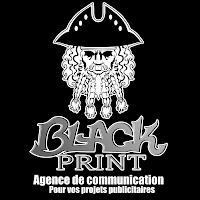 Logo de SAS Black Print - Agence de Communication & Signalétique -