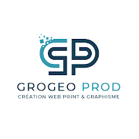 Logo de Grogeo Prod - Création de site internet - Logos chartes graphiques - Mise en page