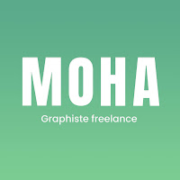 Logo de ‍ ‍ ️ ️Graphiste Freelance à Nice - Moha Raouafi