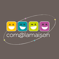Logo de com@lamaison / Christophe Dumas - Communication graphique papier et numérique - Photocopie
