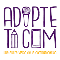 Logo d'Agence de communication ADOPTE TA COM storytelling.fr Paris