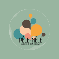 Logo de Pêle-Mêle Graphic & Home Design I Graphiste et Décoratrice d'intérieur