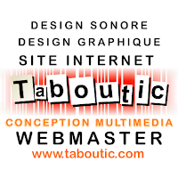 Logo de TABOUTIC : WEBMASTER AUPS • Création Site WEB • INFOGRAPHIE Internet & Print • DESIGN SONORE