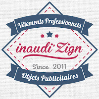Logo d'Inaudi'Zign - Vêtements professionnels - Objets publicitaires