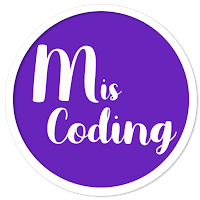 Logo de Maëlle BANCTEL | M is Coding | Création de sites web - Référencement naturel