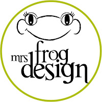 Logo de mrs frog design