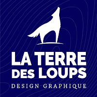 Logo de Vincent Lhomme La Terre Des Loups Graphiste. Web Designer
